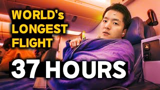 Flying on the World&#39;s LONGEST Flight TWICE IN A ROW - 37 Hours in the air