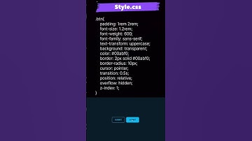 Animation button using HTML CSS