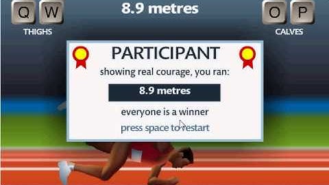 Qwop - part 3 - the knee slide!!