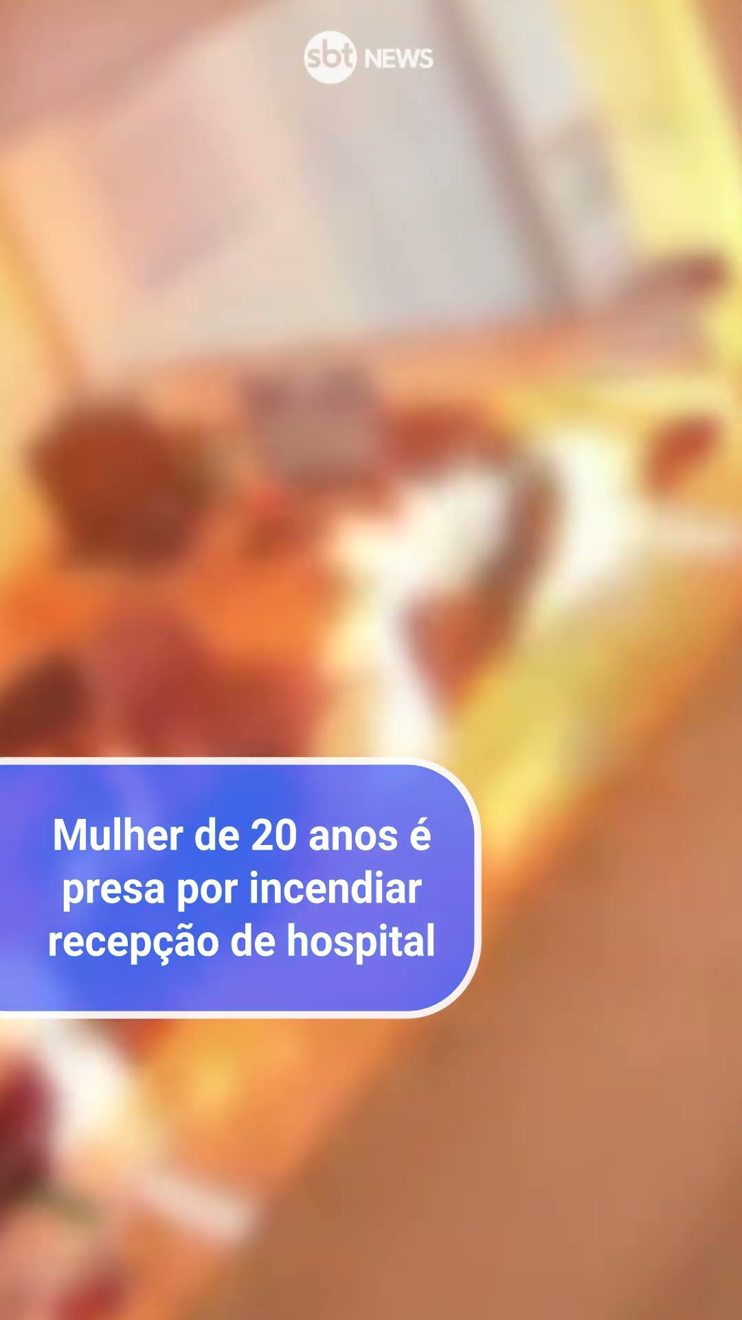 Mulher de 20 anos é presa por incendiar recepção de hospital