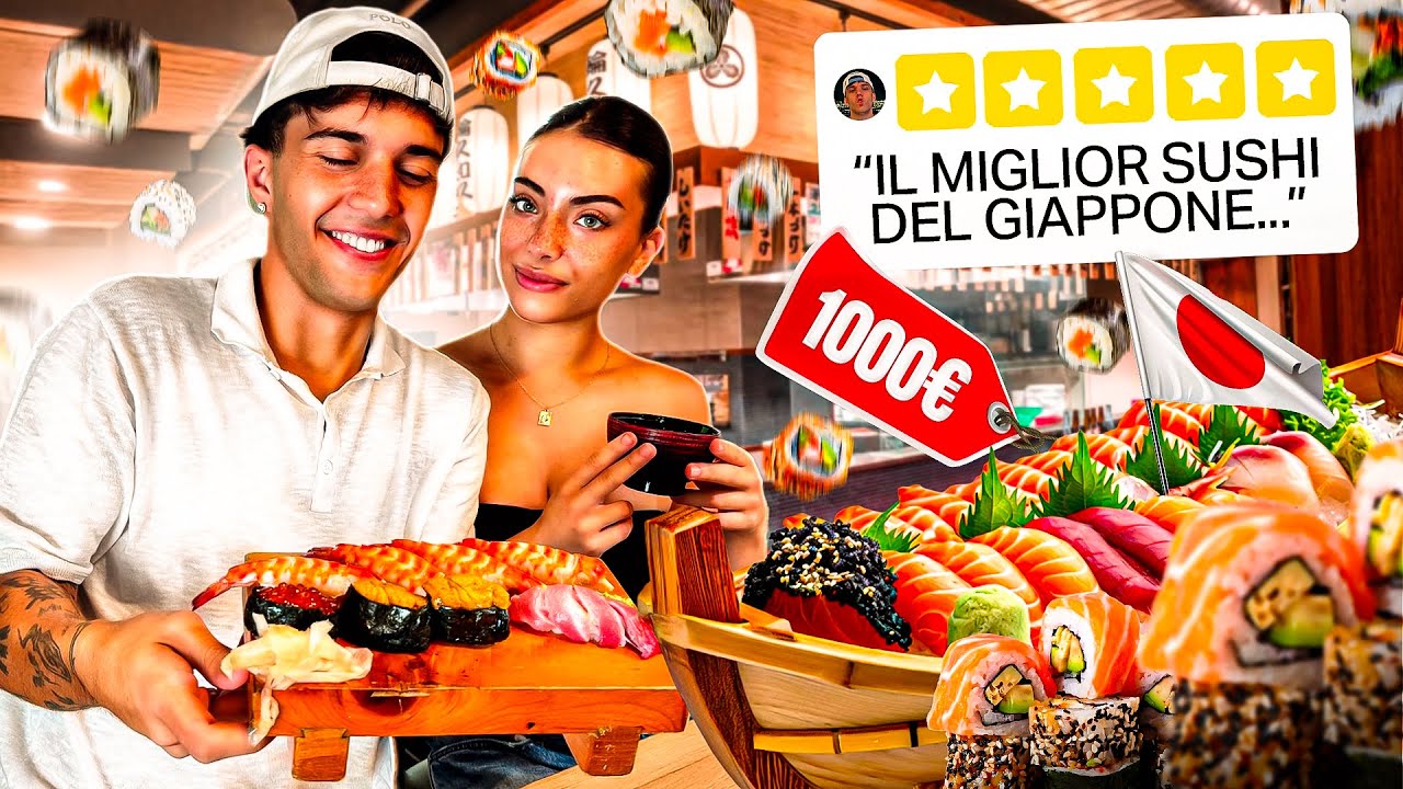 PROVO IL VERO SUSHI GIAPPONESE CON UNA SCONOSCIUTA!
