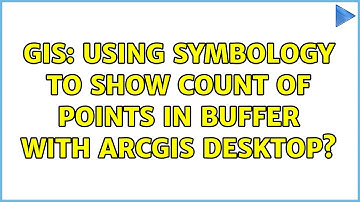 GIS: Using Symbology to show count of points in Buffer with ArcGIS Desktop?