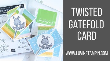Twisted Gatefold Card & My Non Super Bowl Talk