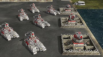 USA Paladin vs 7 GLA - Command & Conquer Generals Elite Army
