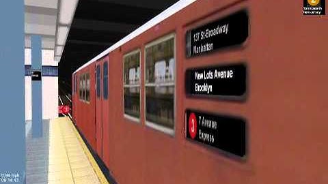 OpenBve:Museum Train Departing Via J & Z LINE St. George