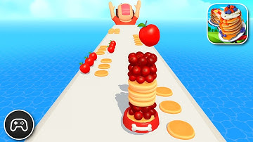 Pancake Run - Gameplay Walkthrough Part 69 - Puzzle Game Levels 425-429 (iOS, Android)