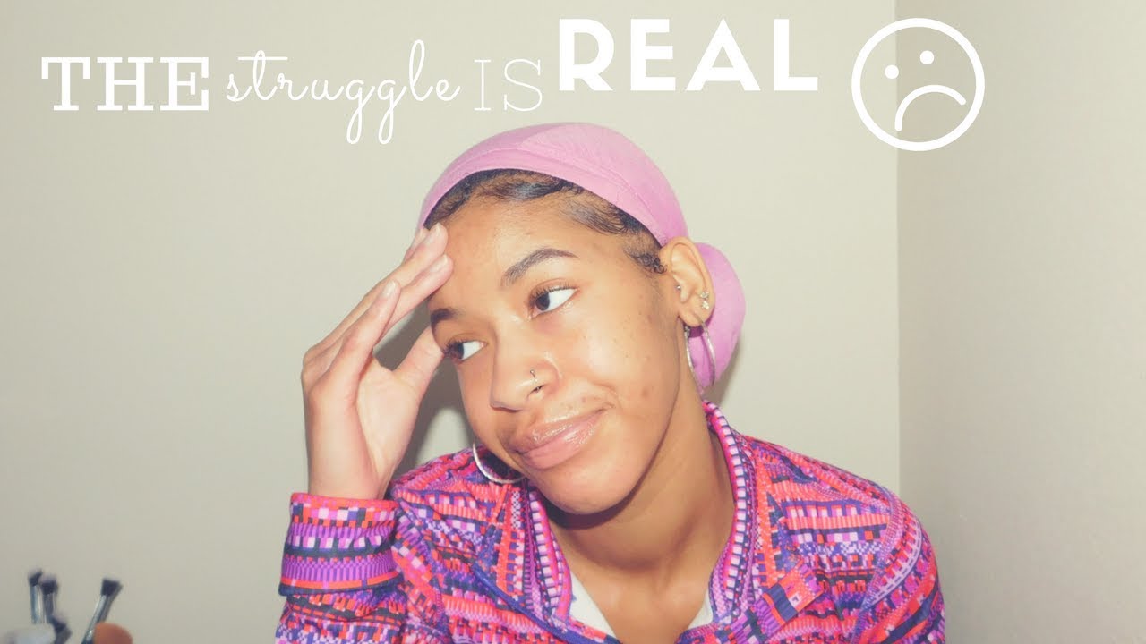 NATURAL HAIR STRUGGLES IN COLLEGE!