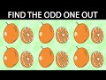 HOW GOOD ARE YOUR EYES | Find The Odd Orange l Spot The Difference Quiz