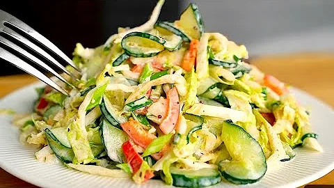 Eat this cucumber salad for lunch every day and you will lose belly fat | by Kainat food