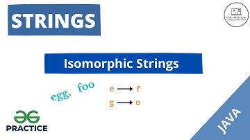 Check if two given strings are isomorphic to each other - Solution in JAVA