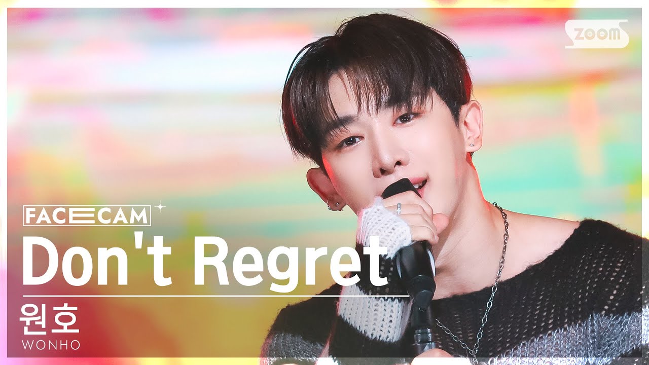 [페이스캠4K] 원호 'Don't Regret' (WONHO FaceCam) @SBS Inkigayo 221016