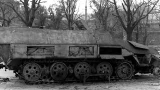 Destroyed German Half-Tracks Sd.Kfz. 251