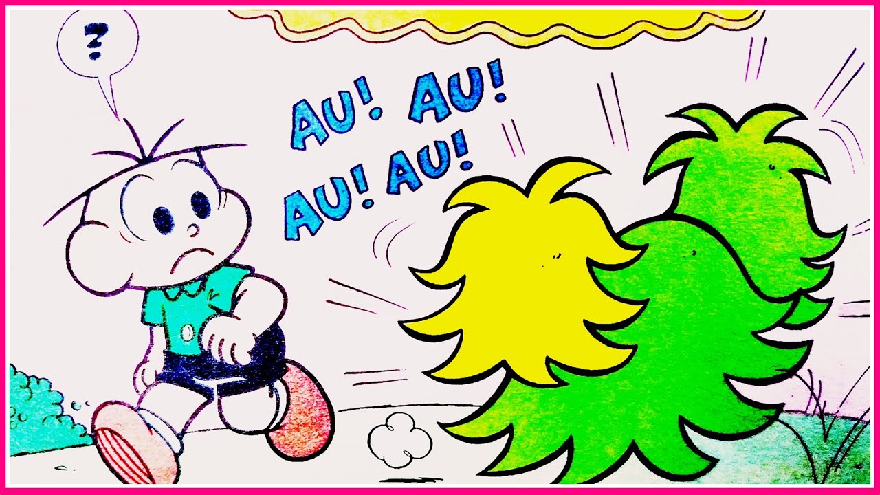 O QUE ACONTECEU COM O FLOQUINHO PINTARAM A CARA DELE /HISTÓRIAS EM QUADRINHO/ TURMA DA MÔNICA