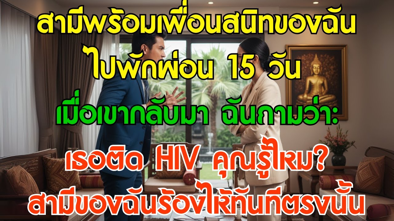 สามีแอบไปเที่ยวเกาะ 15 วันกับเพื่อนสนิทของฉัน พอกลับมา ฉันพูดแค่ว่า: เธอติด HIV