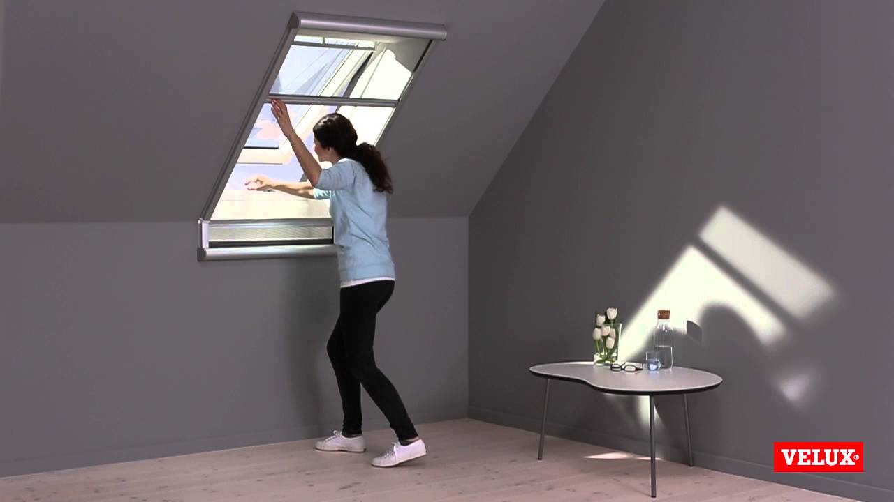 Mosquiteras VELUX- de medidas hueco interior una ventana vertical - YouTube