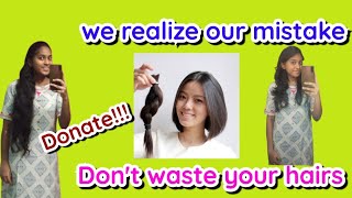 Mahas Hair Transformation | Cancer Awareness Video | Tamil Vlog