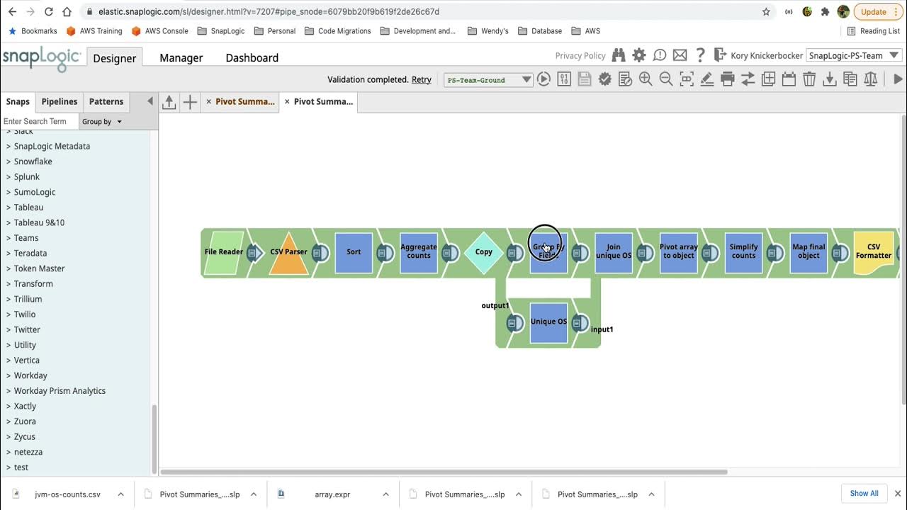SnapLogic Generic Pivot Demo YouTube