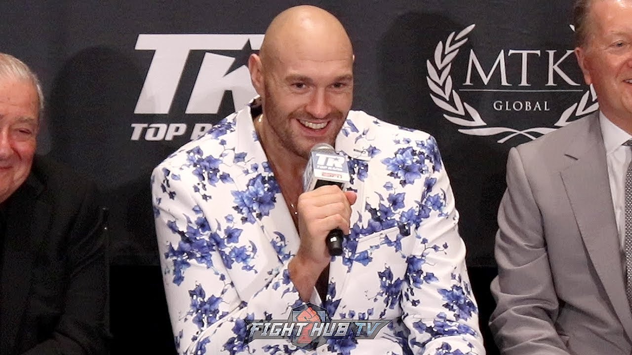 boxing news pacquiao TYSON FURY'S IMMEDIATE REACTION TO KO OF SCHWARZ & APOLLO CREED ENTRANCE