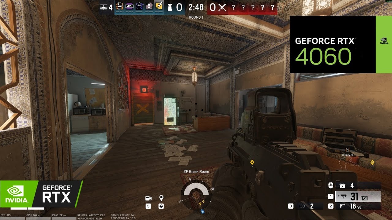 Rainbow Six Siege X | RTX 4060 8GB (FHD Maximum Settings)