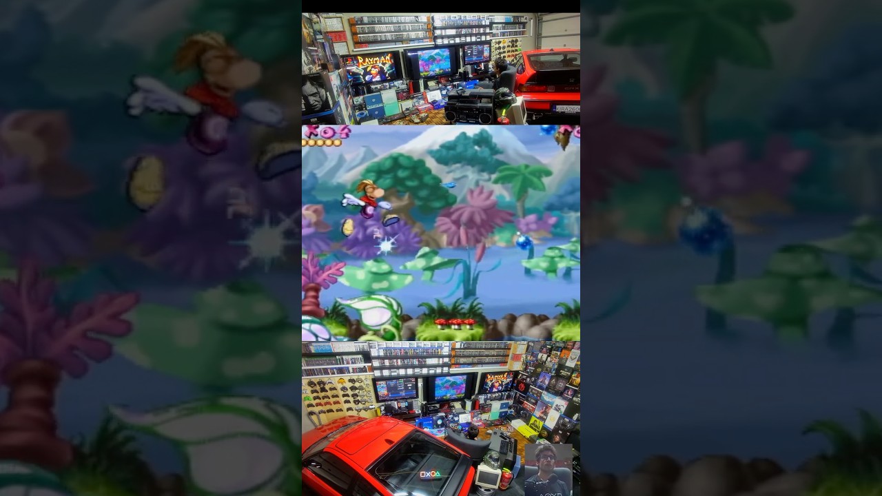 Rayman PS1 PSX unboxing & gameplay SK CZ