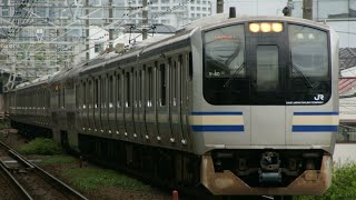 5/15 回8845M E217系Y-40編成 TK出場 西大井駅通過