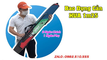 Bao Đựng Cần Hua 2022 - Chống thấm nước 1m25 - 2 ngăn chính và 1 ngăn phụ