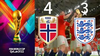 FIFA World Cup final Norway 4 - 3 England 🔥🌍🏆