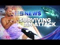 Shark attack survivor: “It latched on to my leg and wouldn’t let go” | Nine News