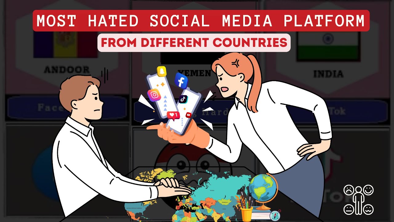 Most Hated Social Media From Different Countries