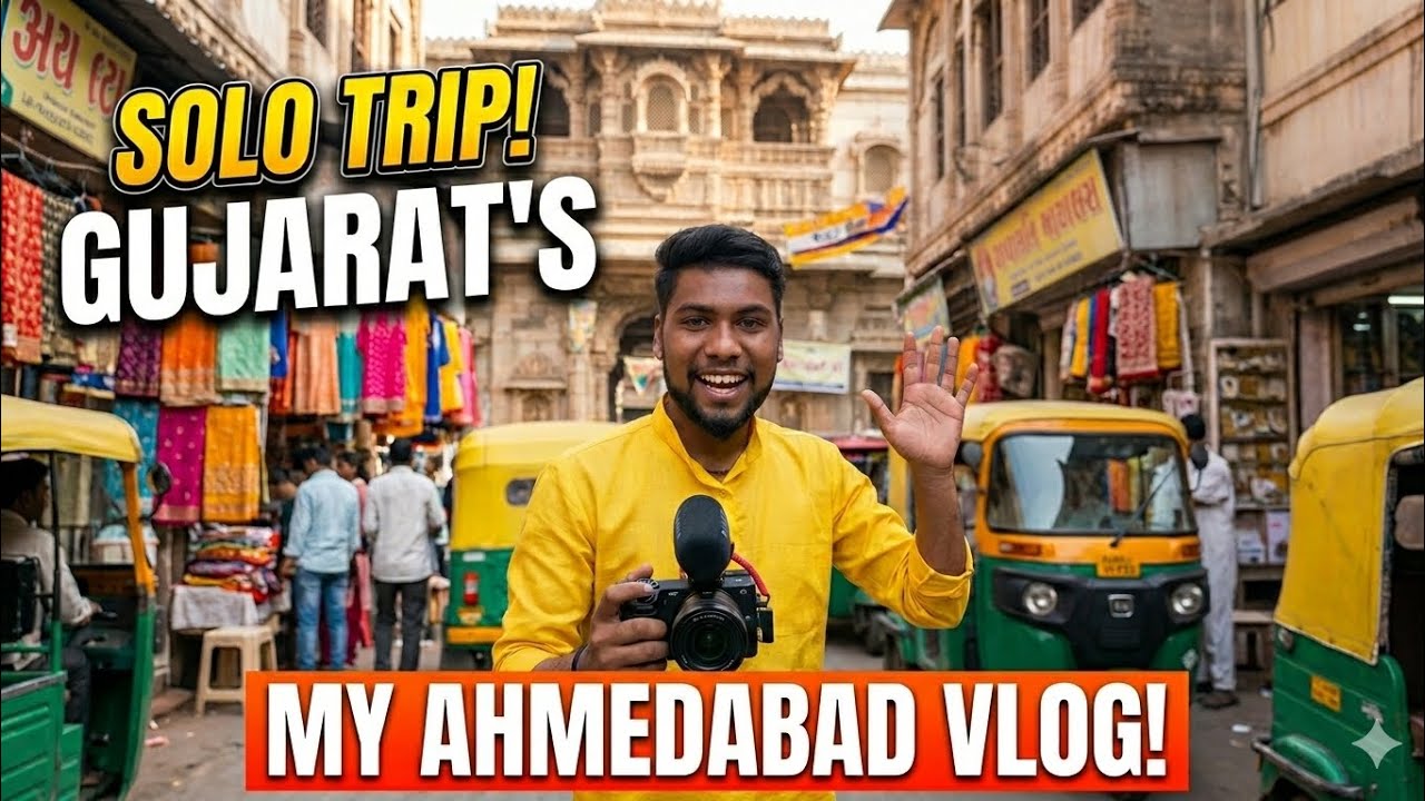 My First Solo Trip! | Exploring Ahmedabad 🇮🇳