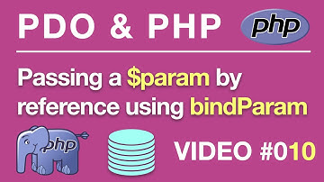 PDO | PHP | MySQL | bindParam Pass By Ref #010 | BEGINNERS // Tips from the Self Taught Developer