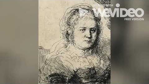 Self Portrait with Saskia Rembrandt van Rijn 1636 ce Etching by Milad, Michael, & Keller