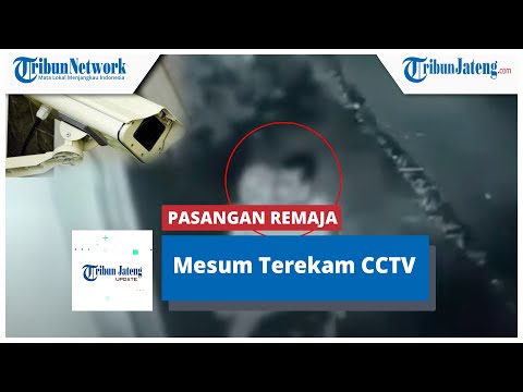 Viral Pasangan Remaja Mesum di Motor Terekam CCTV