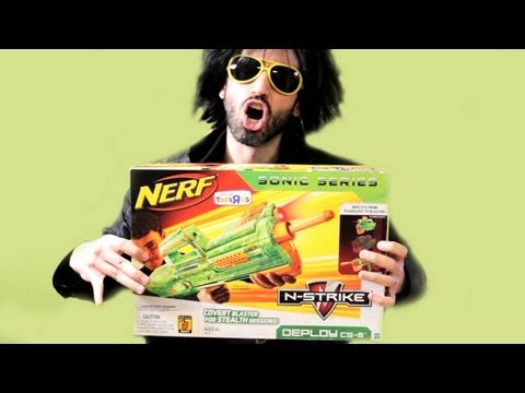 Nerf Christmas SURPRISE!!! nerf gun war