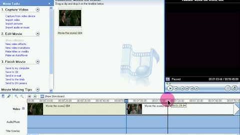 Windows Movie Maker - DELETE PARTS OF A VIDEO
