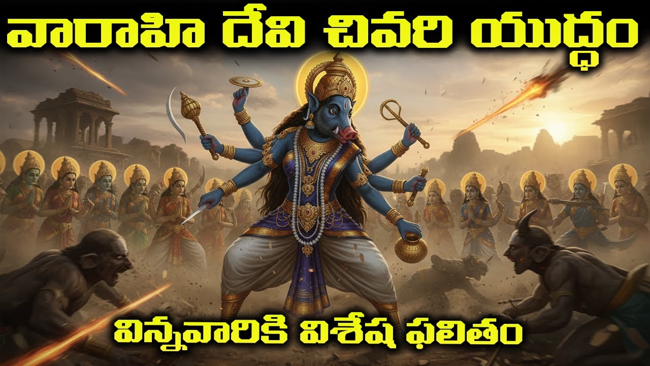 శ్యామల వారాహి దేవీల చివరియుద్ధం Part-17 