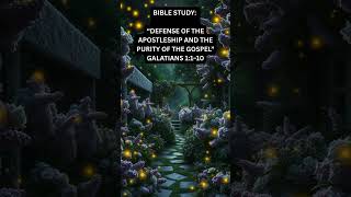 Bible Study: “Defense of the Apostleship and the Purity of the Gospel” (Galatians 1:1–10)