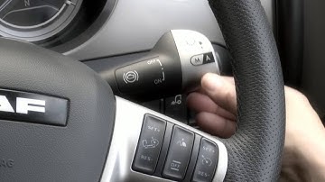 DAF Trucks UK | CF Driver Training Videos | 10 Column Stalks