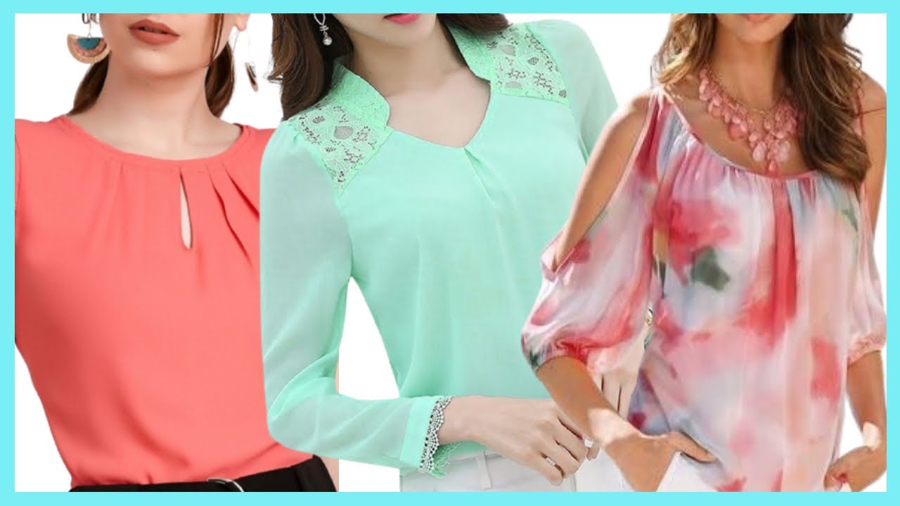 BLUSAS SENCILLAS Y MODERNAS DE MODA 2021 / MODERNAS Y / BLUSAS MODA 2021 BLUSAS - YouTube