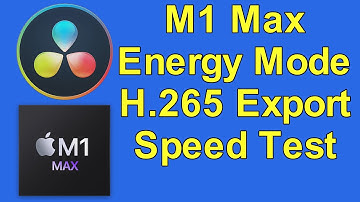 Does the high power energy mode on the M1 Max have any speed impact on Resolve for exporting H.265?