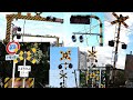 【踏切】いろいろな鉄道路線の踏切　未公開動画集　その2 (Railroad crossing in Japan)