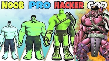NOOB vs PRO vs HACKER vs GOD in Merge Force
