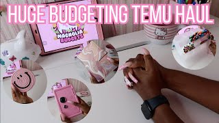 CASH ENVELOPE STUFFING | TEMU HAUL 2023 | BUDGETING ESSENTIALS | LOW INCOME | #temu #temufinds