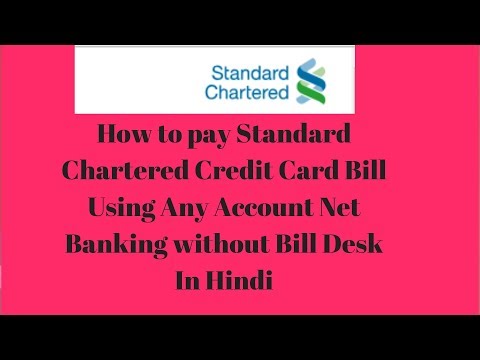 How To Pay Standard Chartered Credit Card Bill Using Any Account