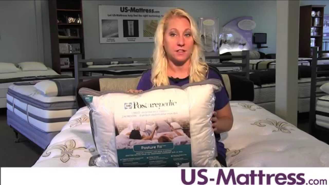 Sealy Posturepedic PostureFit Back Pillow by DOWNLITE YouTube