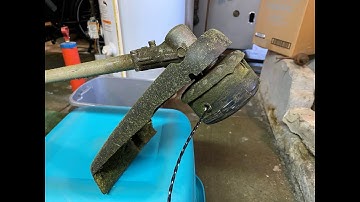 Changing the trimmer line on an Echo SRM-225 Trimmer June 2021