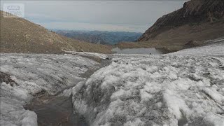Alarming situation... Swiss glaciers shrink by over 5% in one year due to extreme heat; increas...