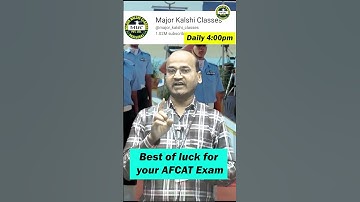 All the Best for your AFCAT Exam ! | AFCAT Live Paper Discussion tomorrow at 04:35 pm #afcat2023