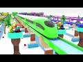 Learn Colors for kids from Soccer Balls With Bullet Train | Colors Video Collection | Super Games