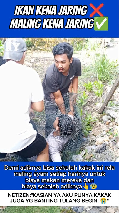 🔴MALING KENA JARING WARGA HENDAK MALING AYAM